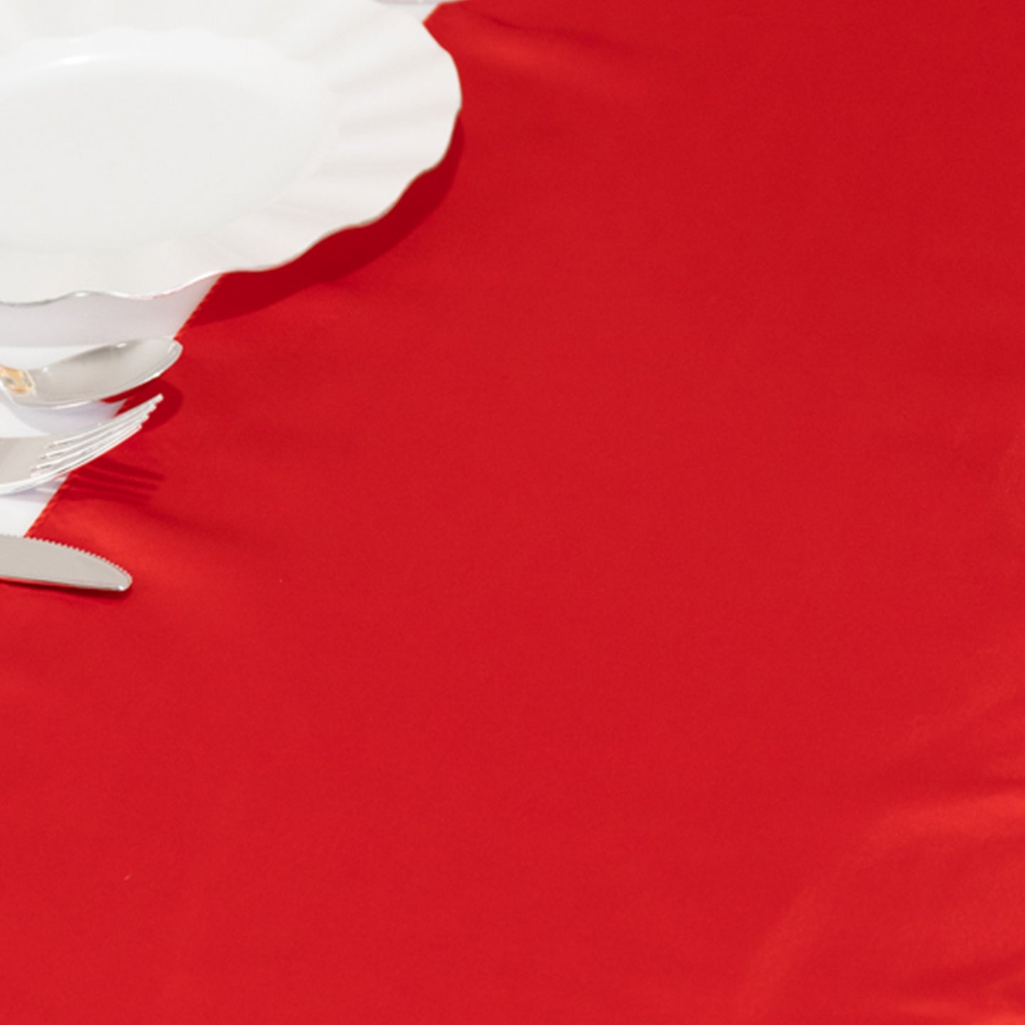 12"x108" Red Lamour Satin Table Runner