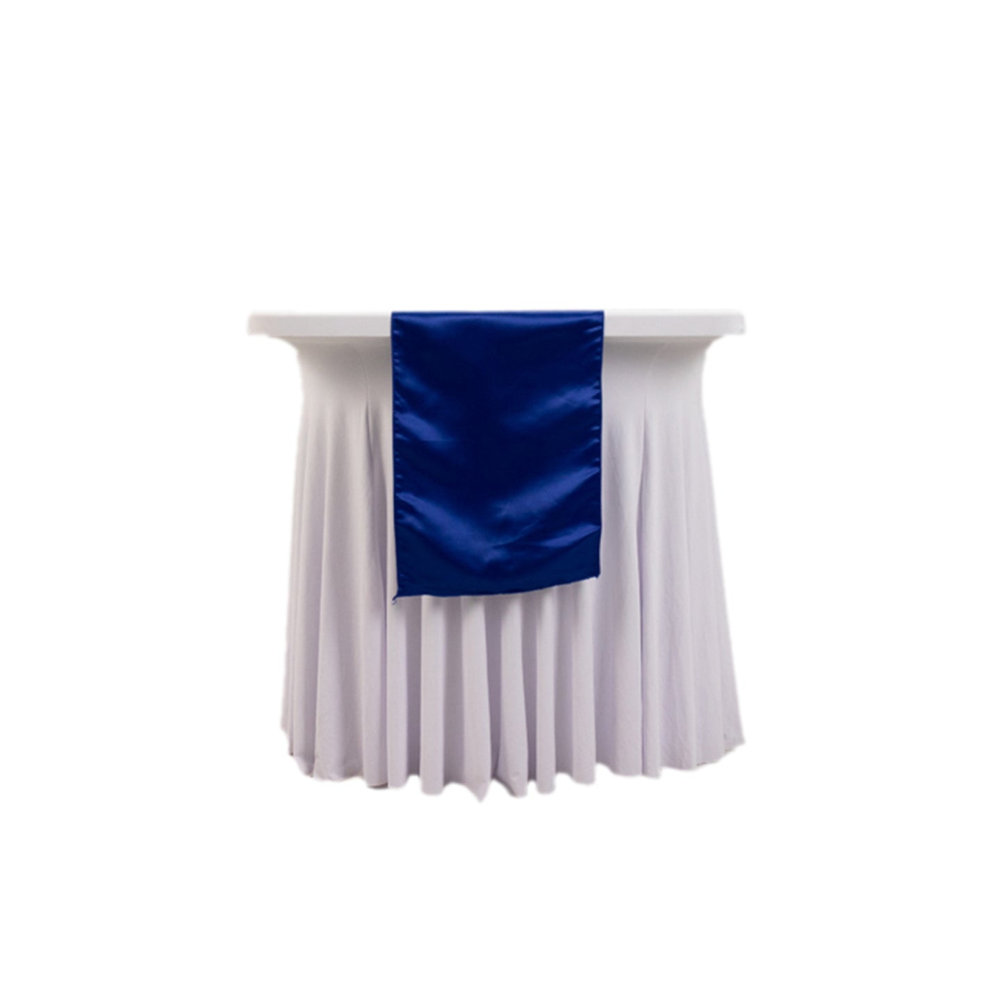 12"x108" Royal Blue Lamour Satin Table Runner