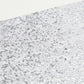 Metallic silver glitter table runner for elegant event decoration.