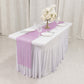 10 Pack Fuchsia Sheer Organza Table Runners - 14"x108"