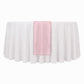 10 Pack Pink Sheer Organza Table Runners - 14"x108"