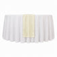 10 Pack Yellow Sheer Organza Table Runners - 14"x108"