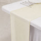 10 Pack Yellow Sheer Organza Table Runners - 14"x108"