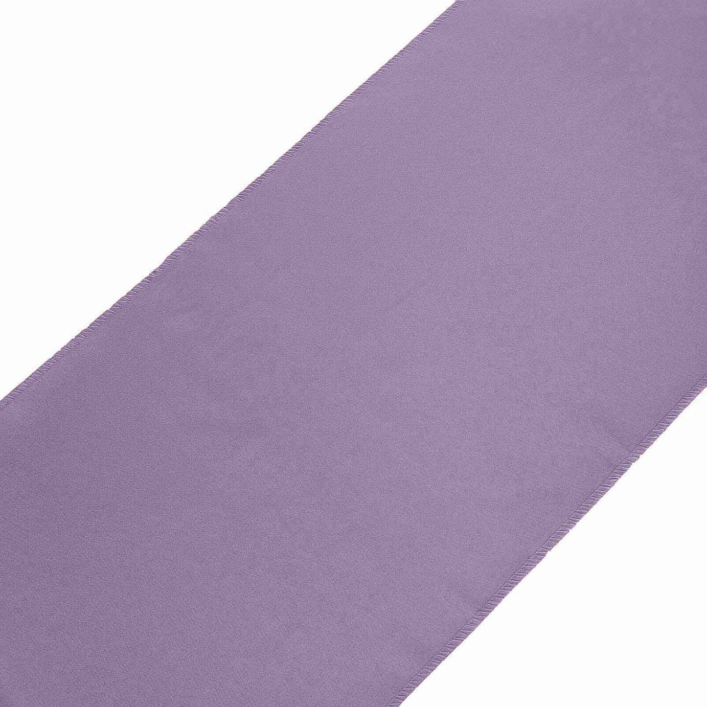 12"x108" Violet Amethyst Polyester Table Runner