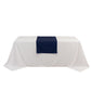 24"x72" Navy Blue Wide Polyester Table Runner, Trade Show Table Runner