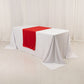 24"x72" Red Wide Polyester Table Runner, Trade Show Table Runner