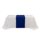 24"x72" Royal Blue Wide Polyester Table Runner, Trade Show Table Runner