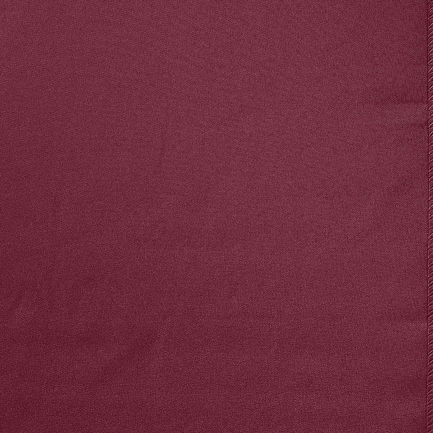 12"x108" Burgundy Polyester Table Runner