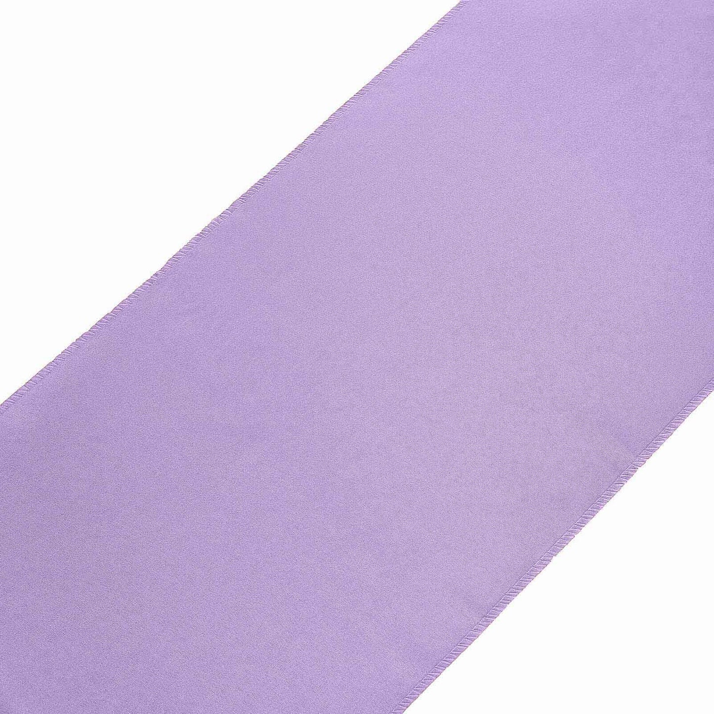 12"x108" Lavender Lilac Polyester Table Runner