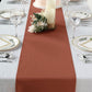12"x108" Terracotta (Rust) Polyester Table Runner