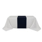 Navy Blue Wide Premium Polyester Table Runner, Printable Sublimation Blank Banner - 24"x72"