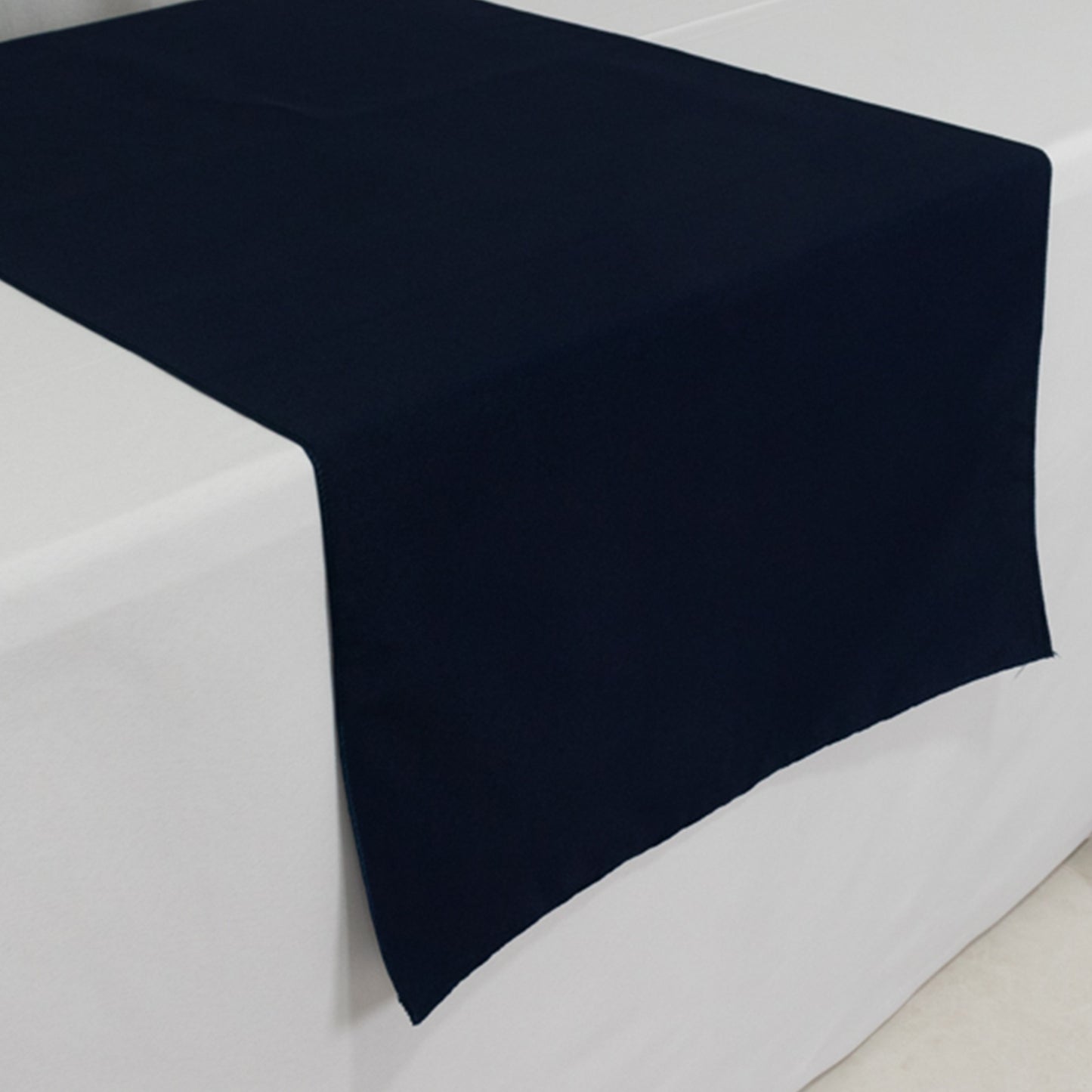 Navy Blue Wide Premium Polyester Table Runner, Printable Sublimation Blank Banner - 24"x72"