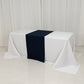 Navy Blue Wide Premium Polyester Table Runner, Printable Sublimation Blank Banner - 24"x72"