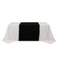 Black Wide Premium Polyester Table Runner, Printable Sublimation Blank Banner - 36"x72"