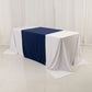 Navy Blue Wide Premium Polyester Table Runner, Printable Sublimation Blank Banner - 36"x72"