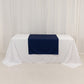 Navy Blue Wide Premium Polyester Table Runner, Printable Sublimation Blank Banner - 36"x72"
