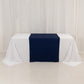 Navy Blue Wide Premium Polyester Table Runner, Printable Sublimation Blank Banner - 36"x72"