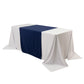 Navy Blue Wide Premium Polyester Table Runner, Printable Sublimation Blank Banner - 36"x72"