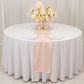Blush Scuba Polyester Table Runner, Wrinkle Free Table Linen - 12"x108"