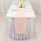 Blush Scuba Polyester Table Runner, Wrinkle Free Table Linen - 12"x108"