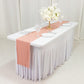 Dusty Rose Scuba Polyester Table Runner, Wrinkle Free Table Linen - 12"x108"