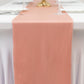 Dusty Rose Scuba Polyester Table Runner, Wrinkle Free Table Linen - 12"x108"