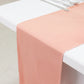 Dusty Rose Scuba Polyester Table Runner, Wrinkle Free Table Linen - 12"x108"