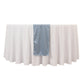 Dusty Blue Scuba Polyester Table Runner, Wrinkle Free Table Linen - 12"x108"