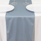 Dusty Blue Scuba Polyester Table Runner, Wrinkle Free Table Linen - 12"x108"