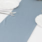 Dusty Blue Scuba Polyester Table Runner, Wrinkle Free Table Linen - 12"x108"