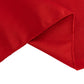 Red Scuba Polyester Wide Table Runner, Wrinkle Free Trade Show Table Runner - 24"x72"