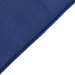 Navy Blue Scuba Polyester Wide Table Runner, Wrinkle Free Trade Show Table Runner - 36"x72"