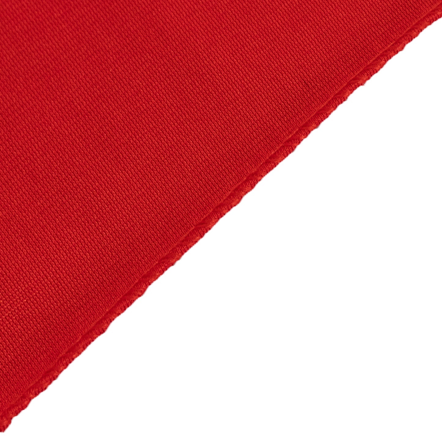 Red Premium Scuba Polyester Wide Table Runner, Wrinkle Free Trade Show Table Runner - 36"x72"