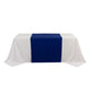 Royal Blue Scuba Polyester Wide Table Runner, Wrinkle Free Trade Show Table Runner - 36"x72"