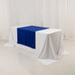 Royal Blue Scuba Polyester Wide Table Runner, Wrinkle Free Trade Show Table Runner - 36"x72"