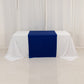 Royal Blue Scuba Polyester Wide Table Runner, Wrinkle Free Trade Show Table Runner - 36"x72"