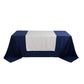 White Scuba Polyester Wide Table Runner, Wrinkle Free Trade Show Table Runner - 36"x72"