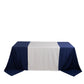 White Scuba Polyester Wide Table Runner, Wrinkle Free Trade Show Table Runner - 36"x72"