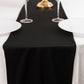 Black Scuba Polyester Table Runner, Wrinkle Free Table Linen - 12"x108"
