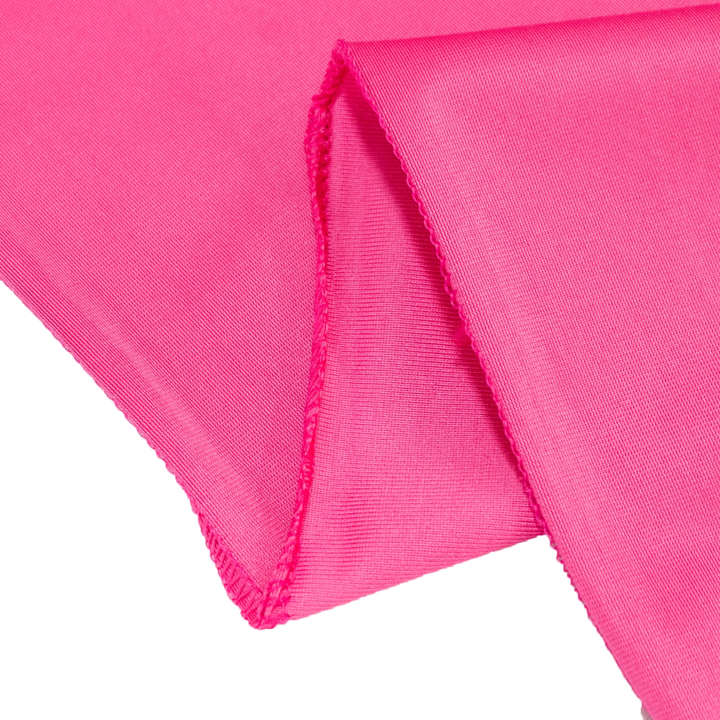 Fuchsia Scuba Polyester Table Runner, Wrinkle Free Table Linen - 12"x108"