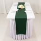 Hunter Emerald Green Scuba Polyester Table Runner, Wrinkle Free Table Linen - 12"x108"