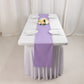 Lavender Lilac Scuba Polyester Table Runner, Wrinkle Free Table Linen - 12"x108"