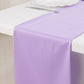 Lavender Lilac Scuba Polyester Table Runner, Wrinkle Free Table Linen - 12"x108"