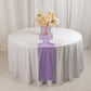 Lavender Lilac Scuba Polyester Table Runner, Wrinkle Free Table Linen - 12"x108"
