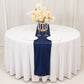 Navy Blue Scuba Polyester Table Runner, Wrinkle Free Table Linen - 12"x108"