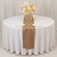 Nude Scuba Polyester Table Runner, Wrinkle Free Table Linen - 12"x108"