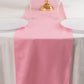 Pink Scuba Polyester Table Runner, Wrinkle Free Table Linen - 12"x108"