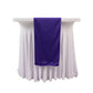 Purple Scuba Polyester Table Runner, Wrinkle Free Table Linen - 12"x108"