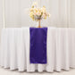 Purple Scuba Polyester Table Runner, Wrinkle Free Table Linen - 12"x108"