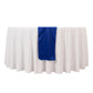 Royal Blue Scuba Polyester Table Runner, Wrinkle Free Table Linen - 12"x108"